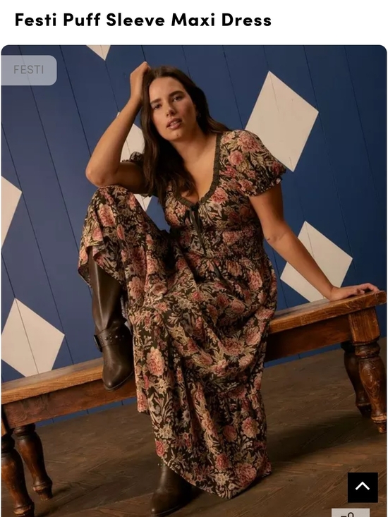 torrid Dresses & Skirts - Puff Sleeve Boho Maxi Dress - Floral Print - Worn Once - Like New - 3X